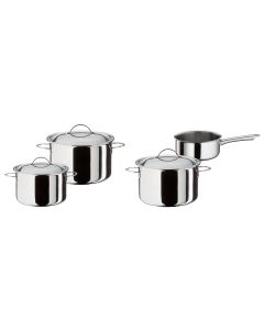 Cristal Starter Set 4-pcs with Lids and Sauté Pan