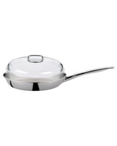 Spring Brigade Premium Bratpfanne mit Domo Glasdeckel