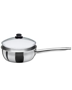 Spring Brigade Premium Sauteuse mit Vulcano Glasdeckel