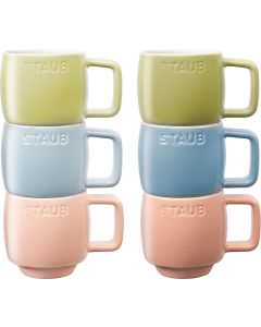 Staub Tassenset Macaron 6-tlg.