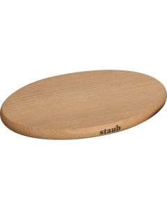 Staub Magnetic trivet, beech wood, oval