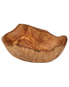 Snack Bowl Oval Olive Wood Natural