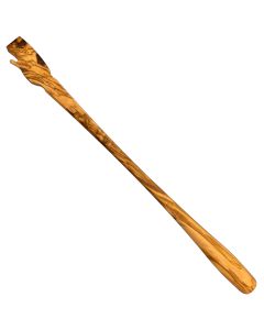 Olivenholz Schuhlöffel  / Rückenkratzer, ca.60cm