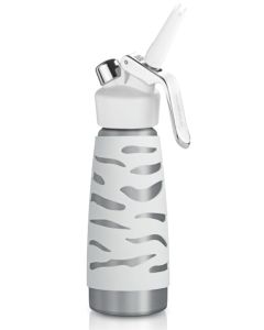 iSi Dessert Whip mit Silikon Zebra-Cover, 0.5L