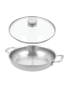 Demeyere Multifunction 7 Bratpfanne mit Zwilling Glasdeckel