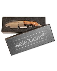 seleXions® Kellnermesser mit Holzgriff in Geschenkbox