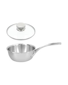 Demeyere Atlantis 7 Konische Sauteuse mit Zwilling Glasdeckel 