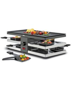 Raclette8 Fun mit Alugrillplatte