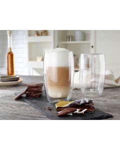 Sorrento Doppelwandiges Glas Latte Macchiato 2er Set