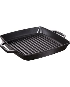 Staub square grill pan, iron cast