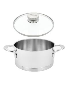 Demeyere Atlantis 7 Bratentopf mit Glasdeckel