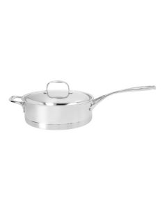 Demeyere Atlantis 7 Sauteuse niedrig mit Gegengriff und Deckel