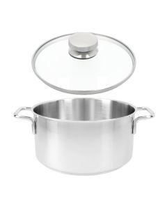 Demeyere Apollo 7 Bratentopf mit Zwilling Glasdeckel
