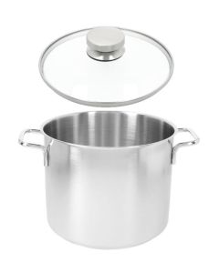 Demeyere Apollo 7 Kochtopf hoch mit Zwilling Glasdeckel