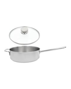 Demeyere Apollo 7 Stieltopf niedrig mit Zwilling Glasdeckel