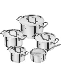 Zwilling Bellasera cookware set 5-pcs, black handles