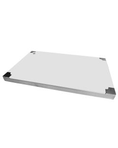 Top Board Edelstahl GN 1/1 mit 3 Schneideinlagen vollflächig, weiss