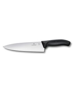 Victorinox Swiss Classic Carving Knife, extra wide blade, black, 20cm