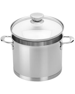 Demeyere Atlantis 7 Kochtopf hoch mit Zwilling Glasdeckel