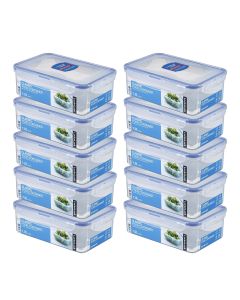 12x Multi-Use Food-Storage Box with Drain Grate 1.0 l (HPL817TS6)