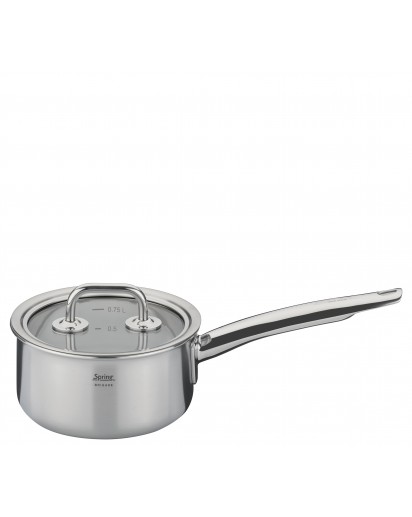 Spring: Brigade Basic Stielkasserolle nieder mit Glasdeckel