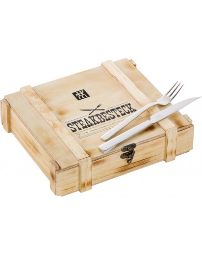 Zwilling: Steakset 12-tlg. in Holzbox