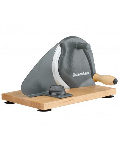 Zassenhaus: Classic Brotschneidemaschine, manuell, grau