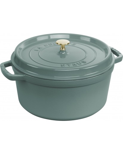 Staub: Runde Cocotte, Ø26cm, Eukalyptus