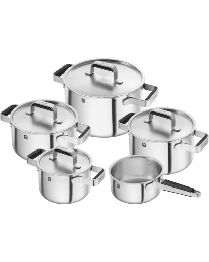 Zwilling: Pure Kochgeschirrset, 5-tlg., Silber