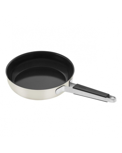 Zwilling: Pure Bratpfanne mit Keramikbeschichtung, Ø24cm, Elfenbein-Weiß