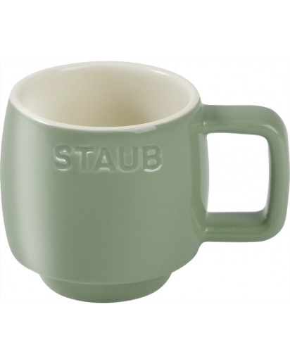 Staub: Tasse 100 ml, Eukalyptus, Keramik