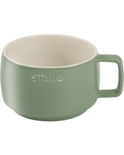 Staub: Tasse 500 ml, Eukalyptus, Keramik