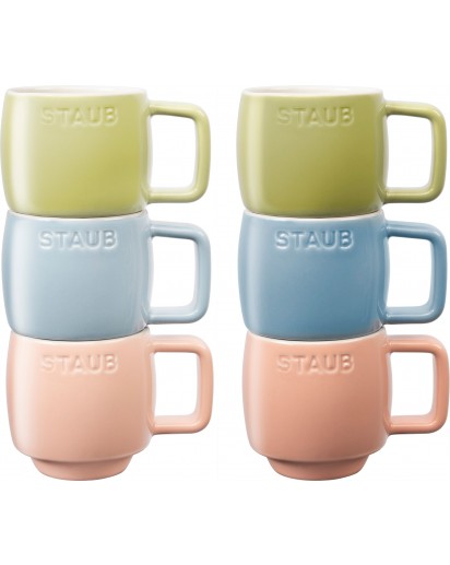 Staub: Tassenset Macaron 6-tlg., 100ml