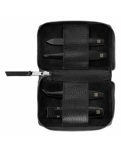 Zwilling: Premium Black Maniküre Pediküre Set 4-tlg., schwarz