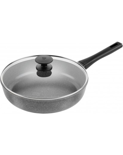 Zwilling: Terreno Plus Schmorpfanne mit Deckel, ⌀28cm, Titanverstärkte Keramikbeschichtung
