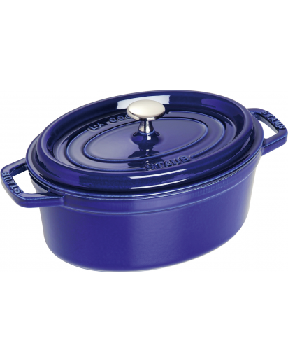 Staub: Oval Cocotte, 23cm, dark blue