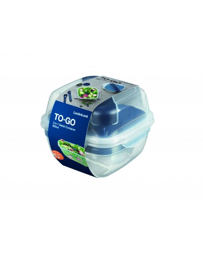 LocknLock: Salad To-Go Bowl mit Besteck (HSM8440TL)