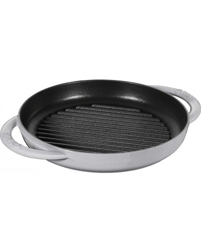 Staub: Grill pan round, Ø22cm, graphite grey