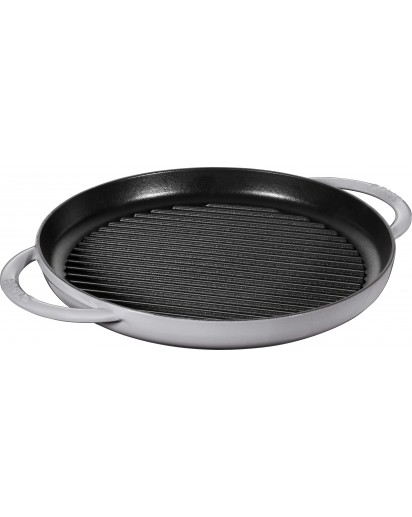 Staub: Grill pan round, Ø30cm, graphite grey