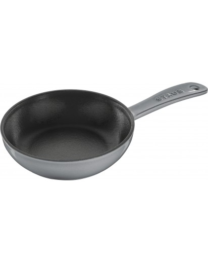 Staub: Bratpfanne aus Gusseisen, Ø16cm, Grafitgrau
