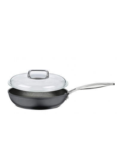 Spring: Meridian Intense Pro Bratpfanne mit Domo Glasdeckel