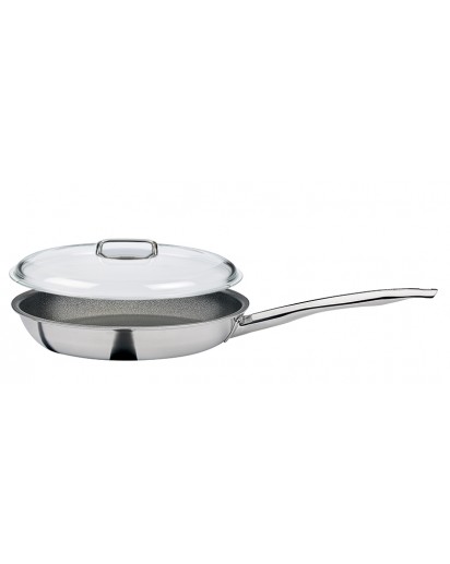 Spring: Vulcano Intense Pro Bratpfanne mit Domo Glasdeckel, Ø24cm