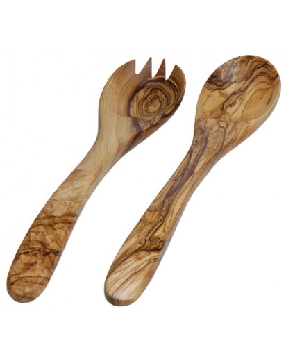 Salad Servers Olive Wood, 25 cm