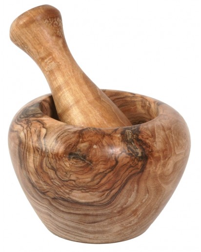 Mortar Small Olive Wood