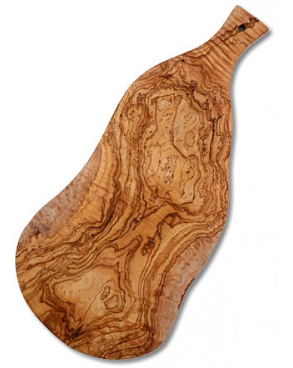 Tray with Handle Olive Wood Natural Cut, 50 x 22 cm