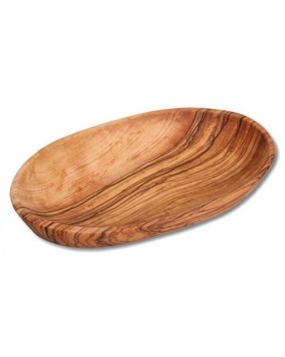 Bowl Oval Olive Wood, 14 x 8 cm