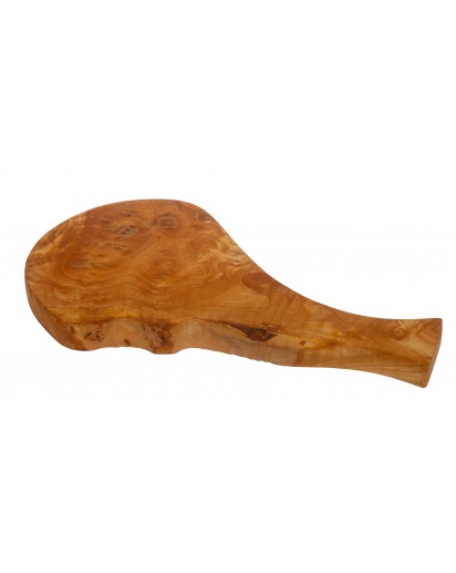 Rustic Olive Wood Cutting Board With Handle, ca. 20x10cm