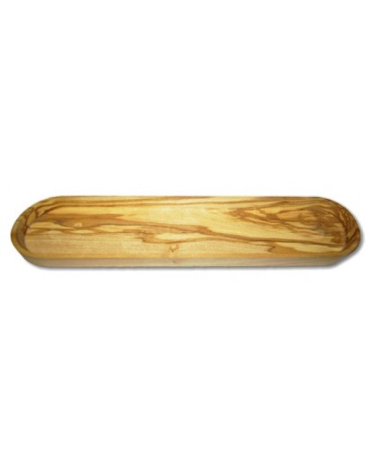 Olivenholz Schale "Fine" schmal, ca. 26 x 5,5 x 1,7cm