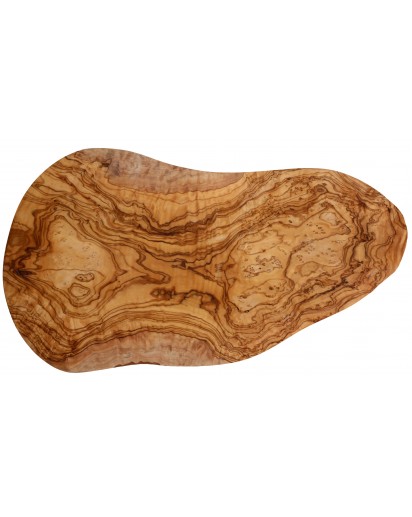Olivenholz Schneidbrett Naturschnitt, ca. 40cm