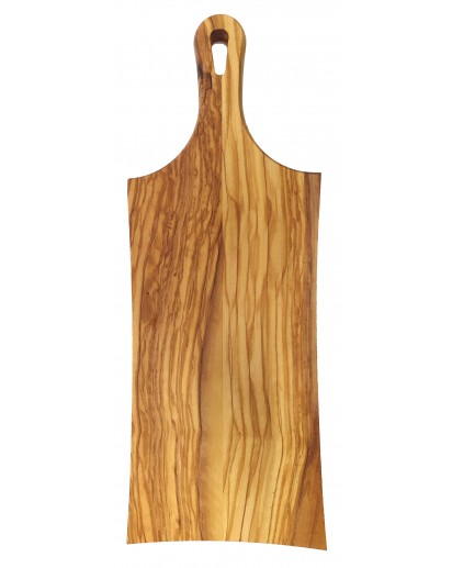 Olivenholz Modern Griffbrett / Gemüsebrett, kantig, ca. 37x14cm